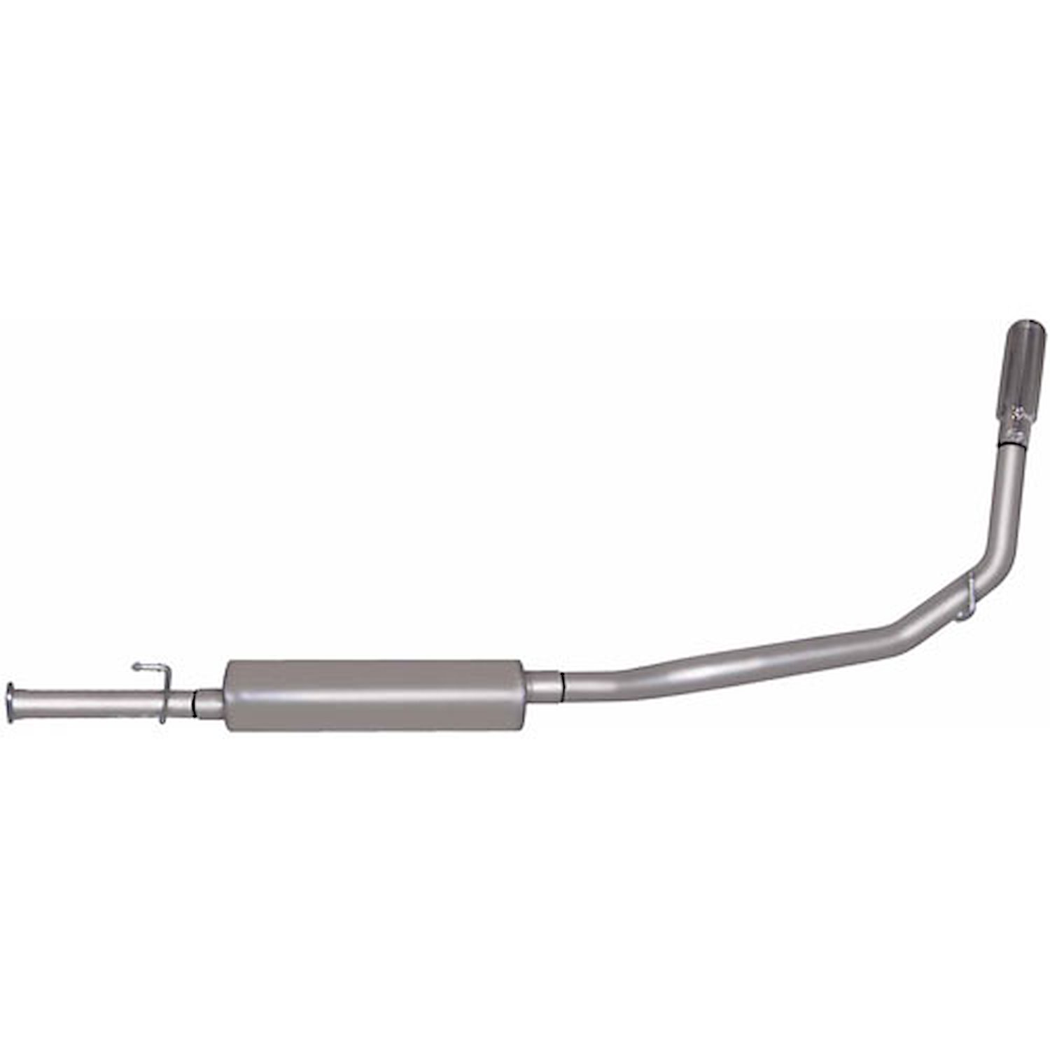 Swept-Side Cat-Back Exhaust 2005-09 Toyota Tacoma 2.7L 2WD