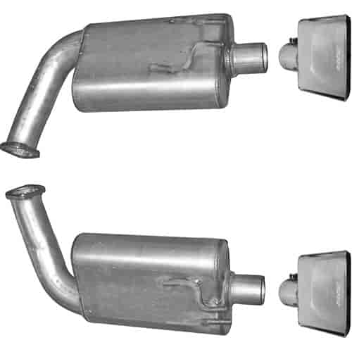 Dual Rear Mufflers Replacement 2008-2009 Pontiac G8 6.0L LS2