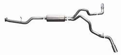 Dual Extreme Aluminized Cat-Back Exhaust 2007-10 GM Pickup 2500HD/3500