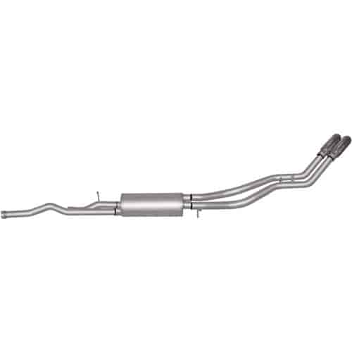 Dual Sport Cat-Back Exhaust 99-01 GM Silverado/Sierra 2500/3500 Extended Cab, Long Bed