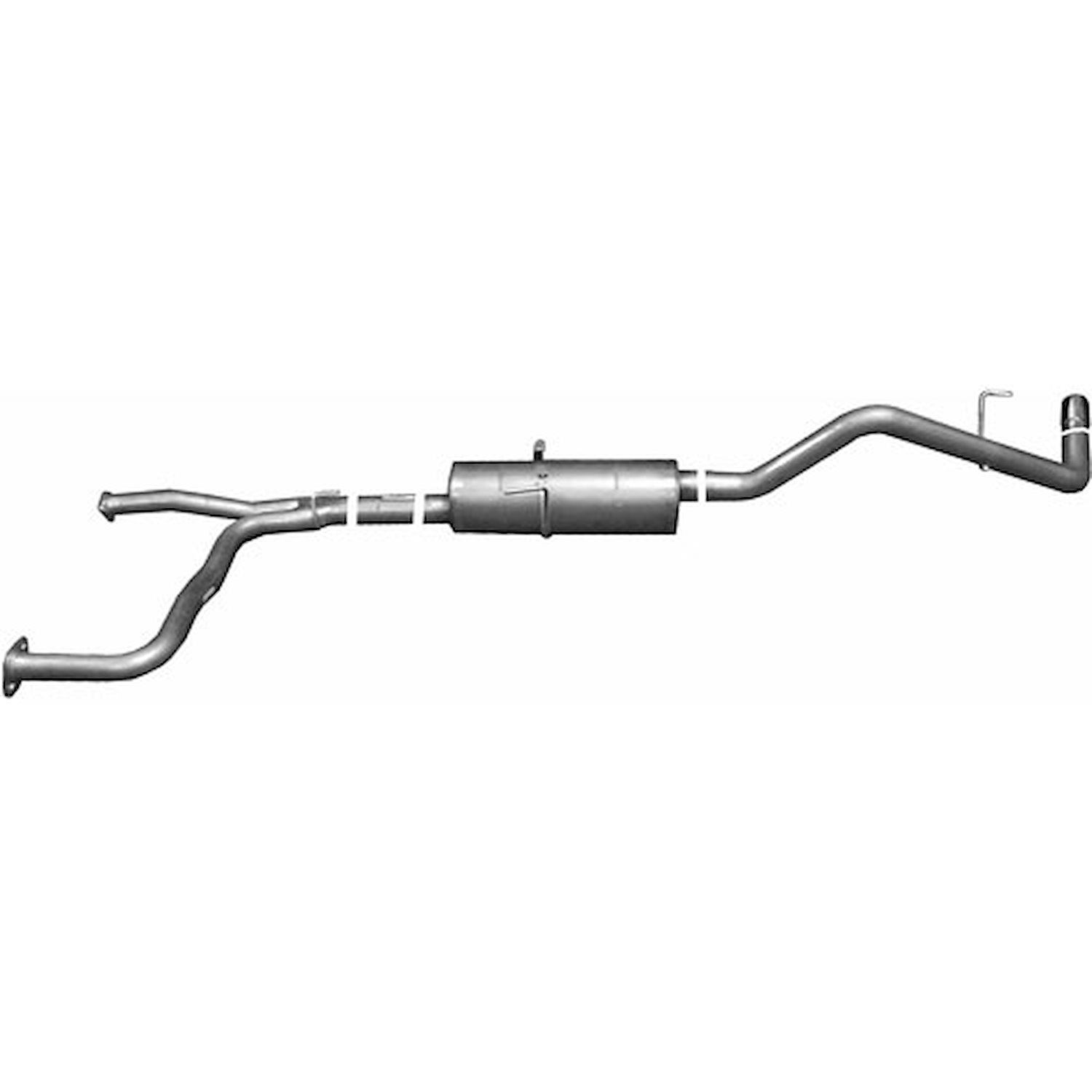 Swept-Side Cat-Back Exhaust 2005-16 for Nissan Frontier 4.0L