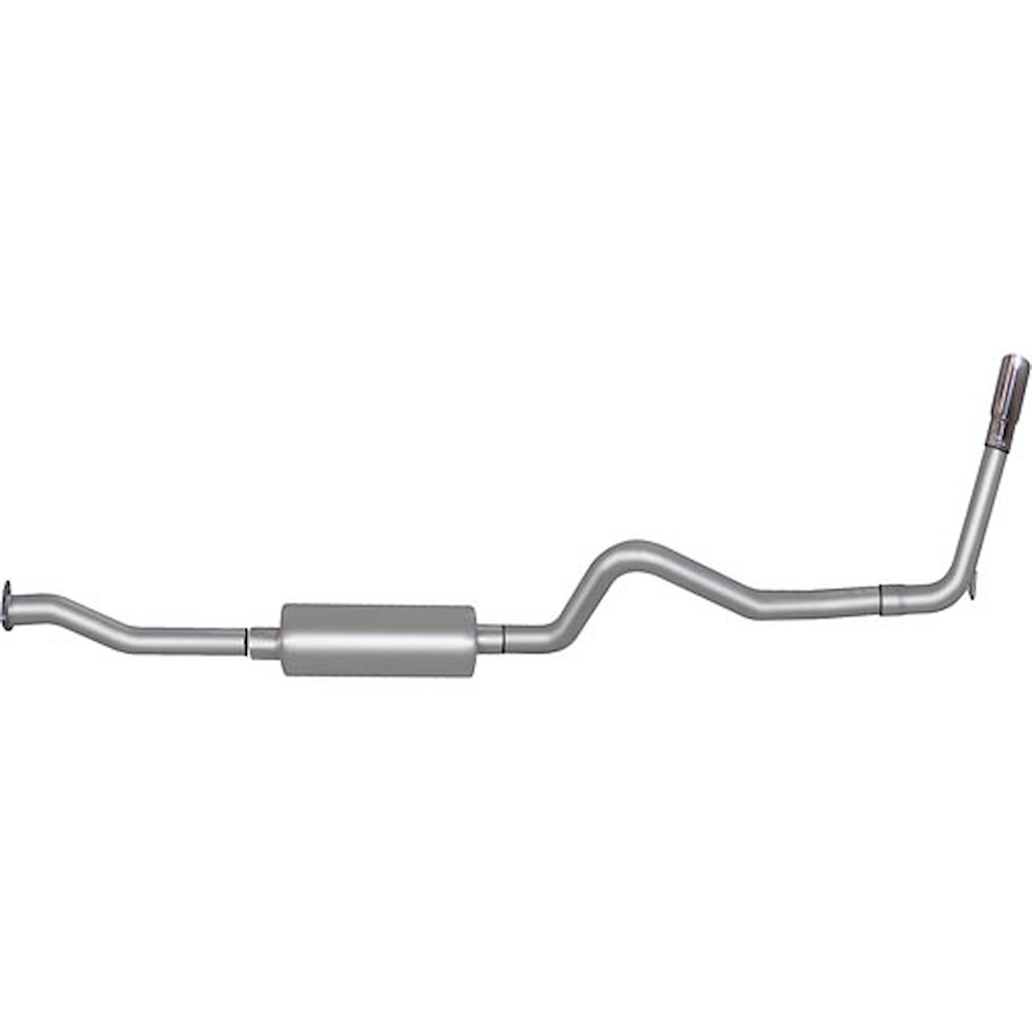 Swept-Side Aluminized Steel Cat-Back Exhaust 1998-03 Chevy S10/GMC Sonoma 2.2L