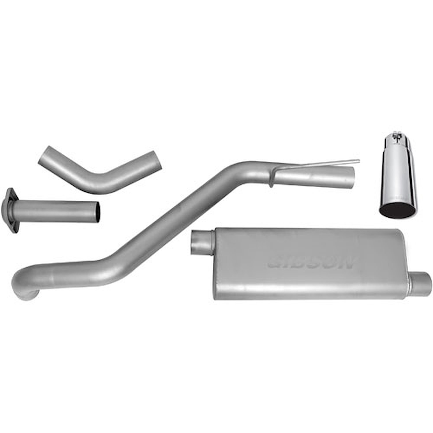Swept-Side Cat-Back Exhaust 2005-10 Grand Cherokee 3.7L-4.7L 2WD/4WD