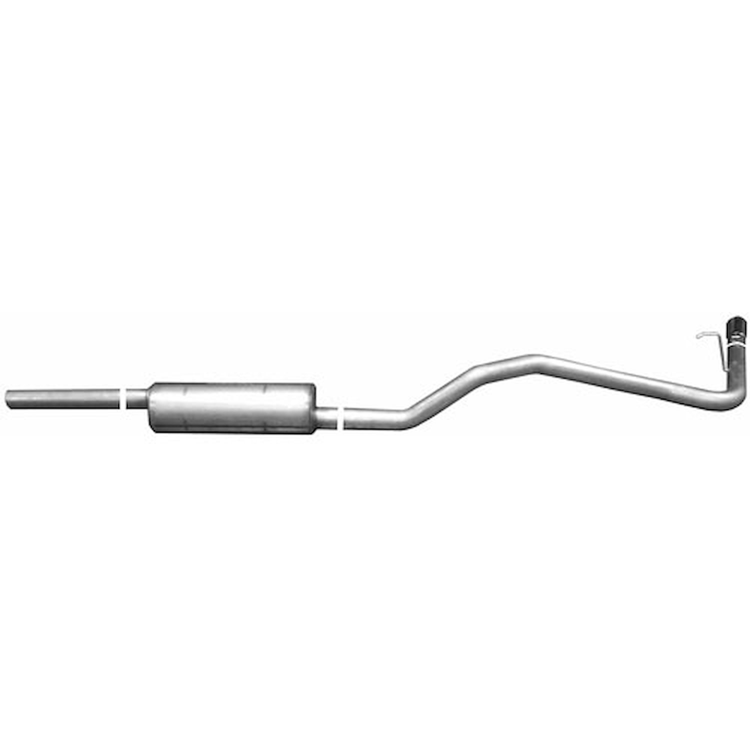 Swept-Side Cat-Back Exhaust 1995-99 Toyota Tacoma 2.4L 2WD
