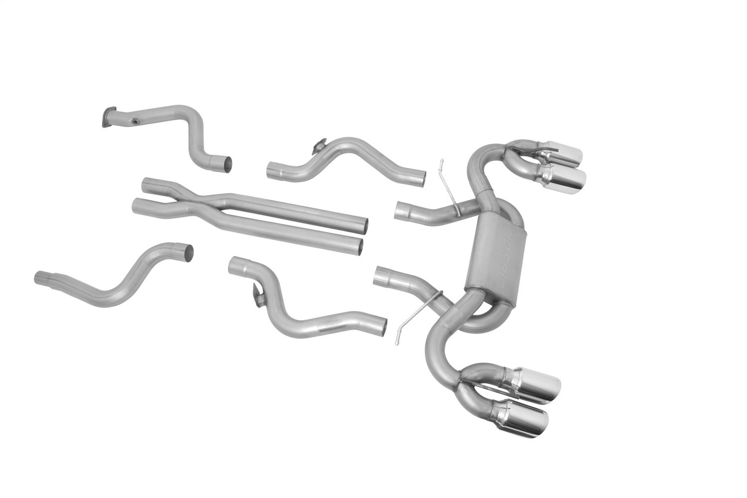 620006 Cat-Back Dual Exhaust System; Stainless
