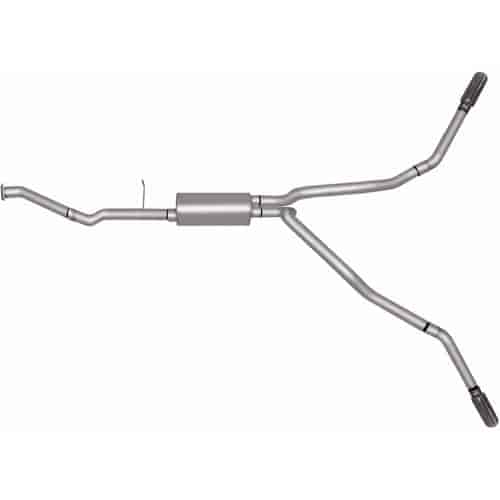 Dual Extreme Stainless Cat-Back Exhaust 99-01 GM Silverado/ Sierra Light Duty
