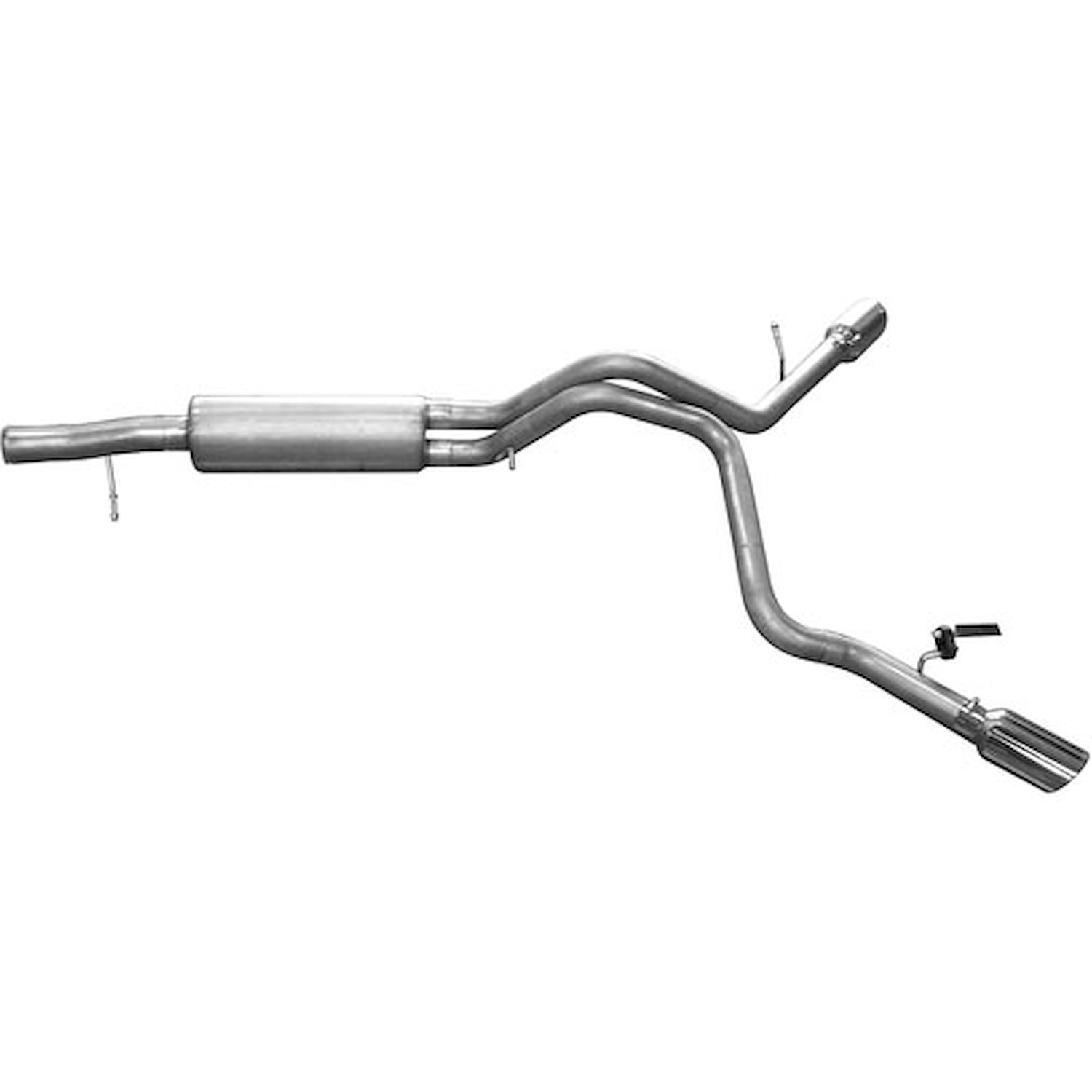 Dual Extreme Stainless Cat-Back Exhaust 11-15 Cadillac Escalade