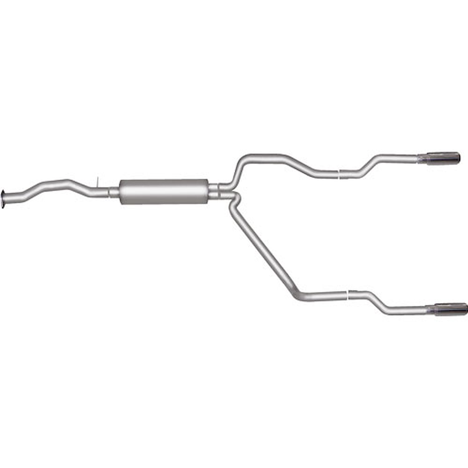Gibson 65528 Stainless Steel Split Rear Dual Cat-Back Exhaust System 