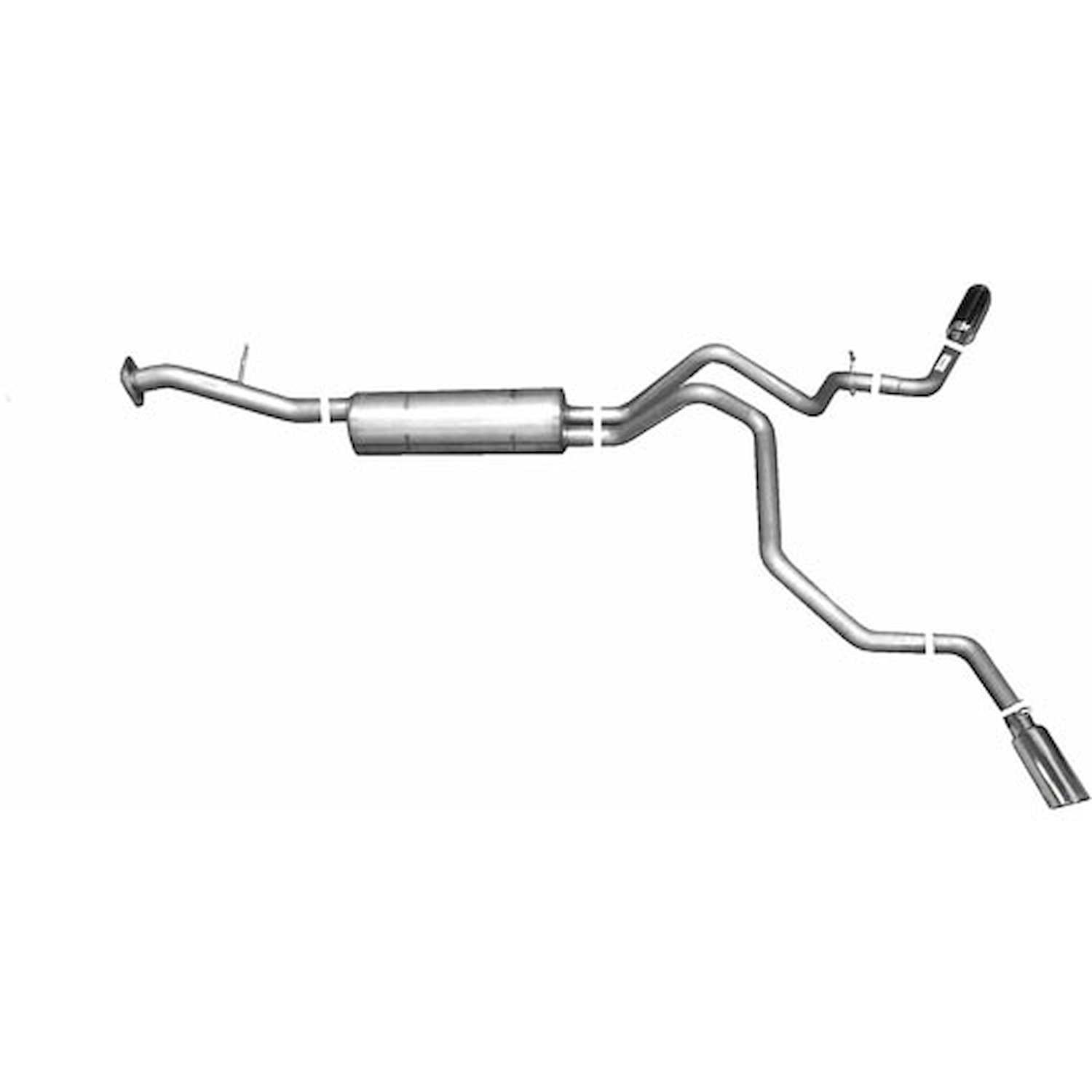 Dual Extreme Stainless Cat-Back Exhaust 2000-06 Chevy Tahoe/GMC