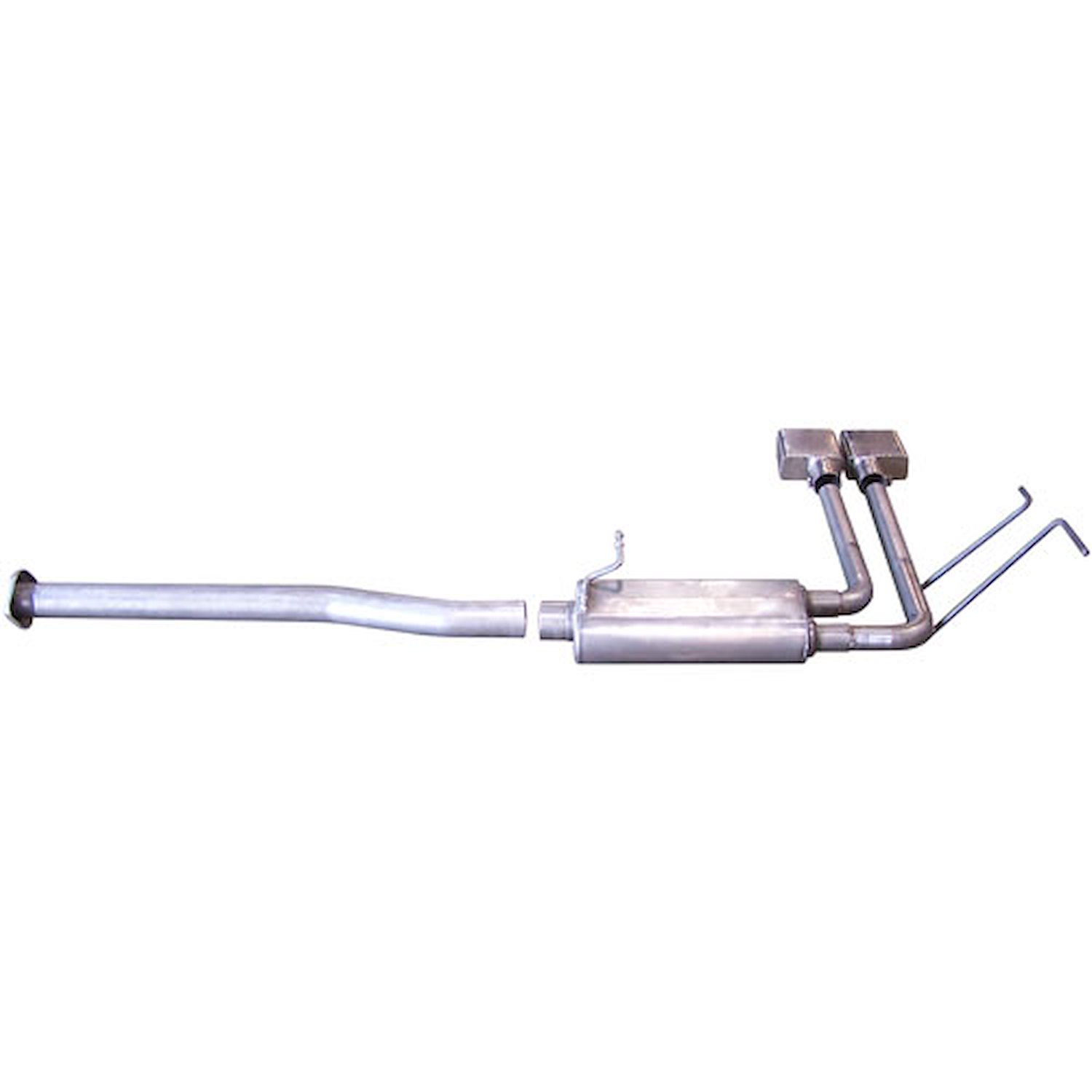 Super Truck Stainless Steel Cat-Back Exhaust 2007-09 Silverado/Sierra 1500 2WD/4WD 4.8/5.3L