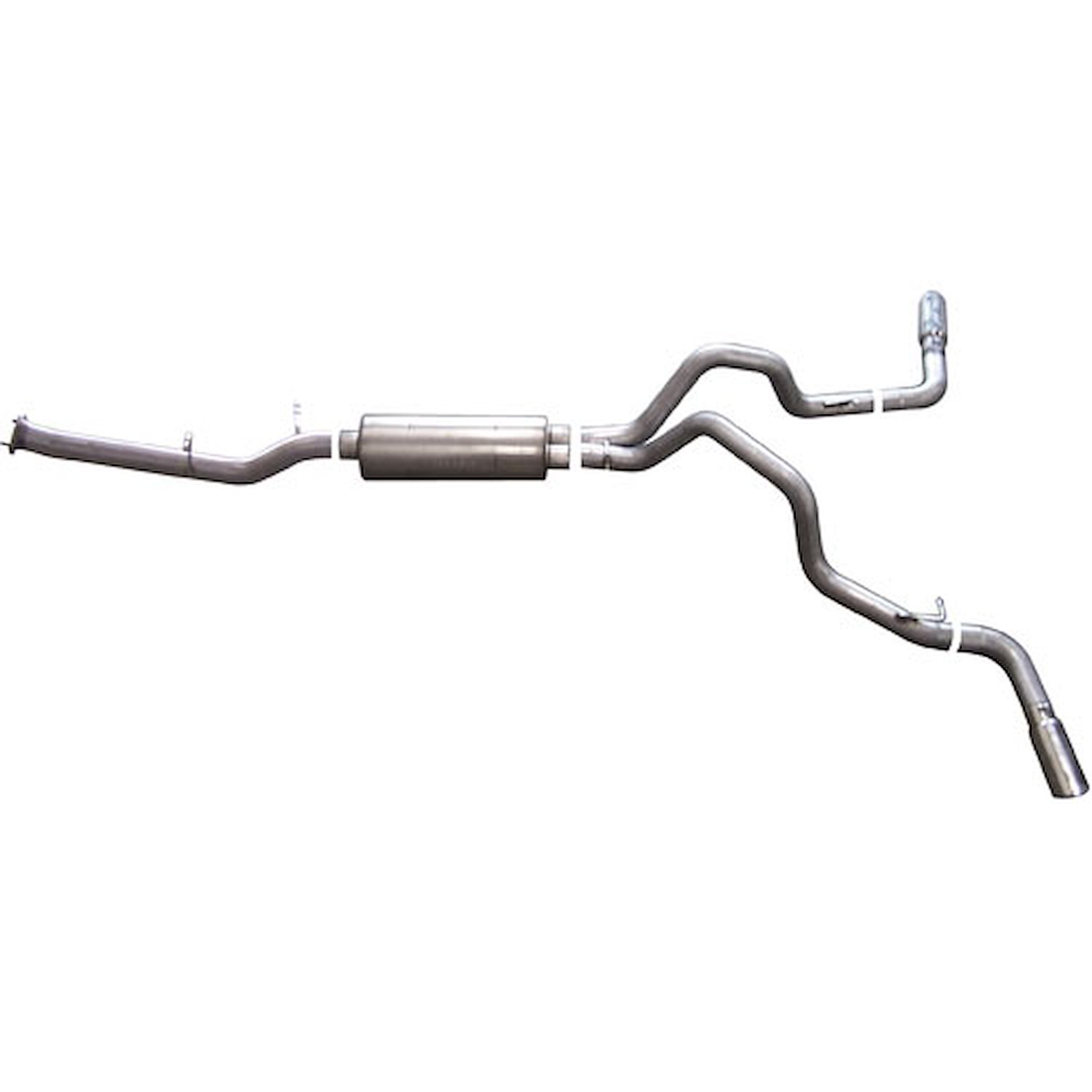 Dual Extreme Stainless Steel Cat-Back Exhaust 2007-10 Silverado/Sierra 2500/3500HD