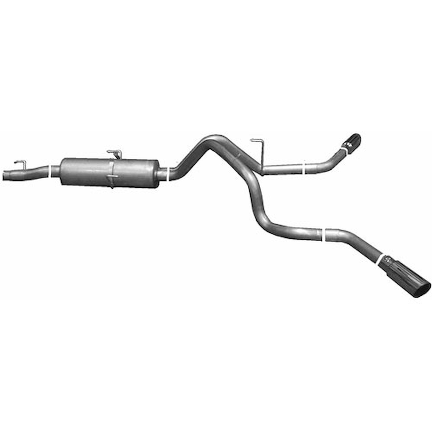 Dual Extreme Stainless Cat-Back Exhaust 2002-05 Dodge Ram 1500