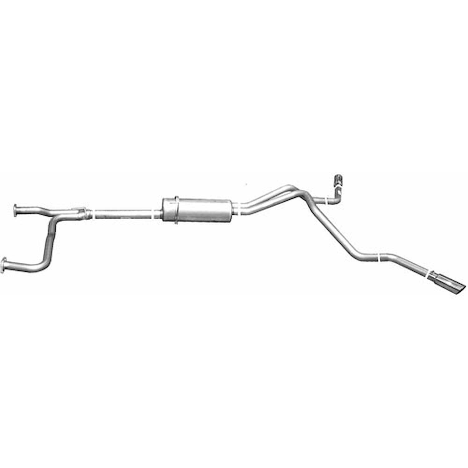 Dual Extreme Stainless Cat-Back Exhaust 03-15 for Nissan Titan