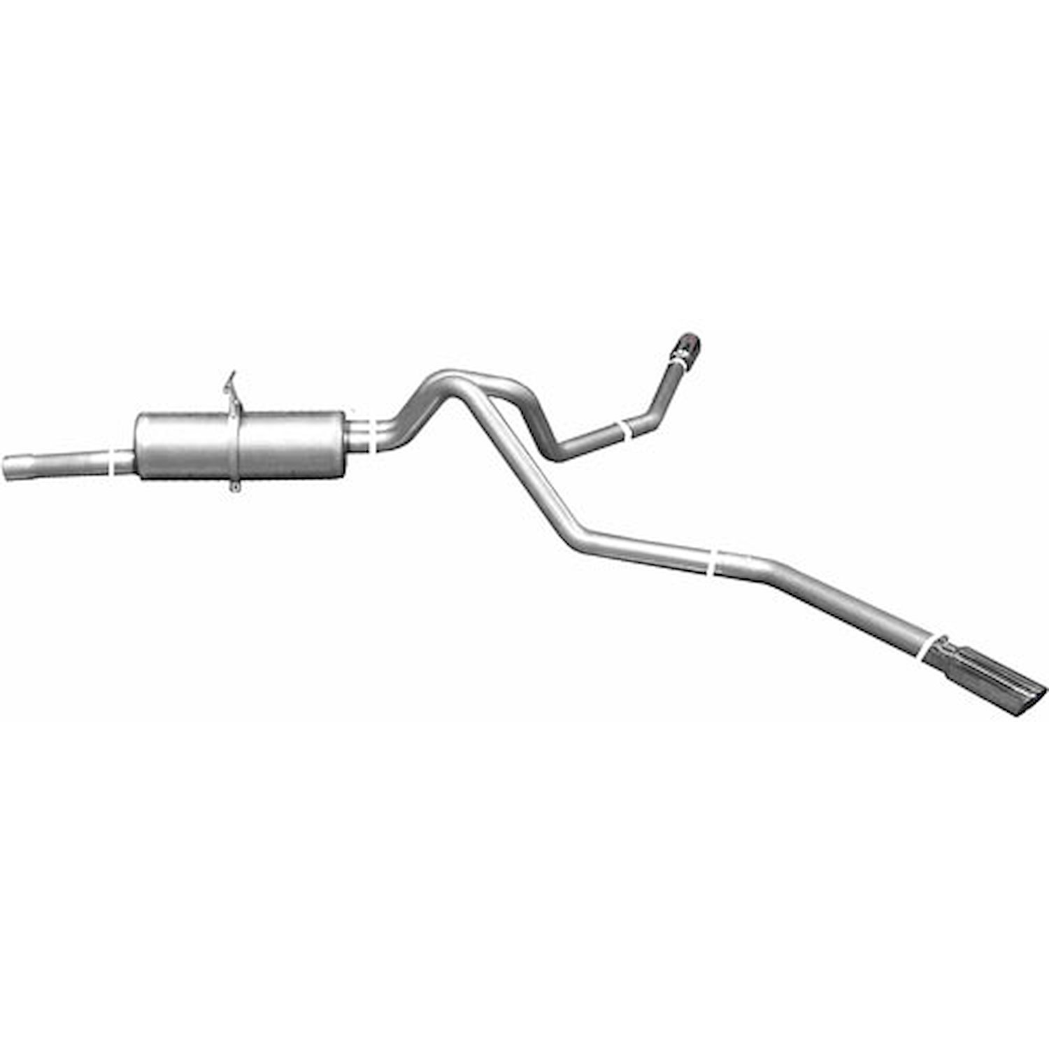 Dual Extreme Stainless Cat-Back Exhaust 1999-04 Ford F-250/F-350 Super Duty