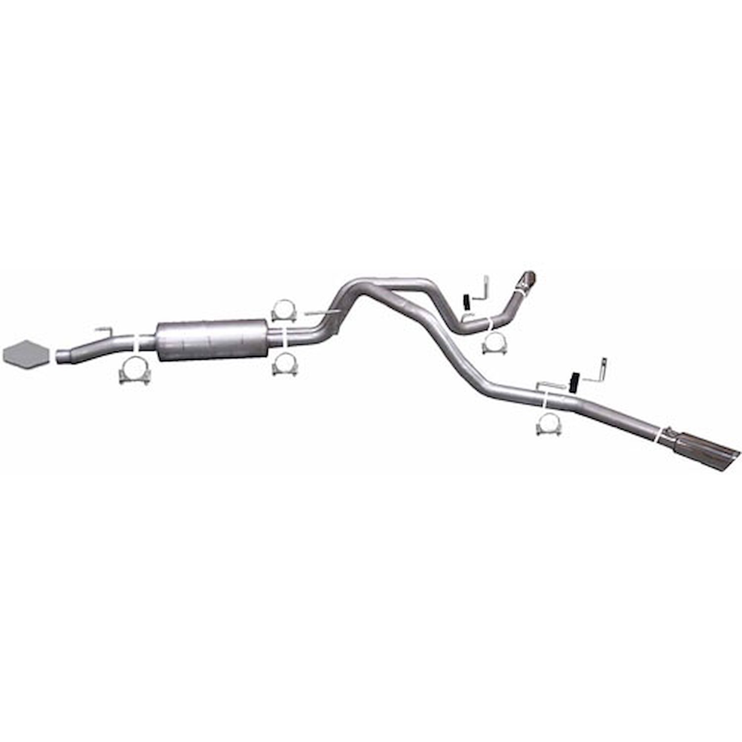 Dual Extreme Stainless Cat-Back Exhaust 05-08 Ford F150 Truck