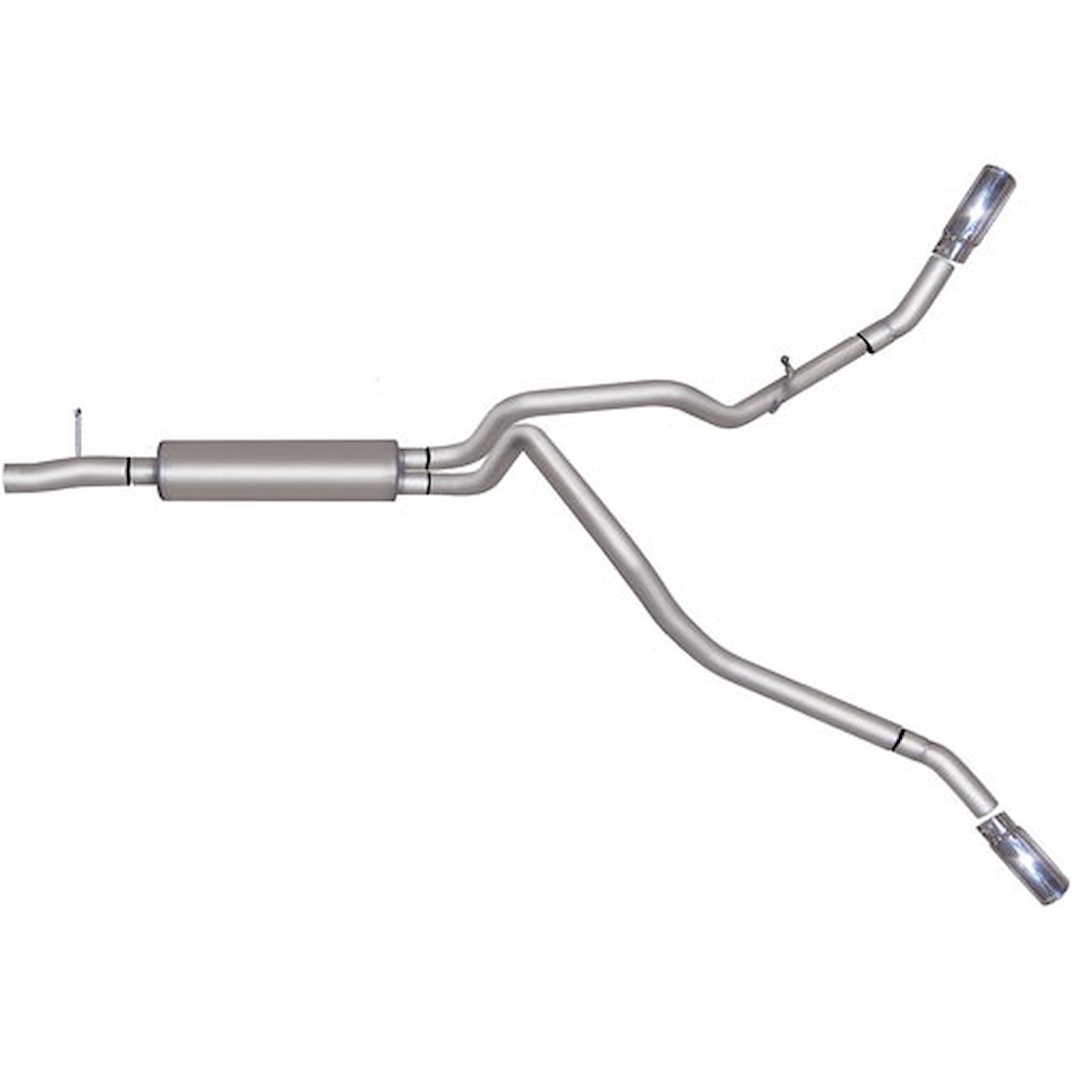 Dual Extreme Stainless Cat-Back Exhaust 07-09 Ford F250/F350 Super duty
