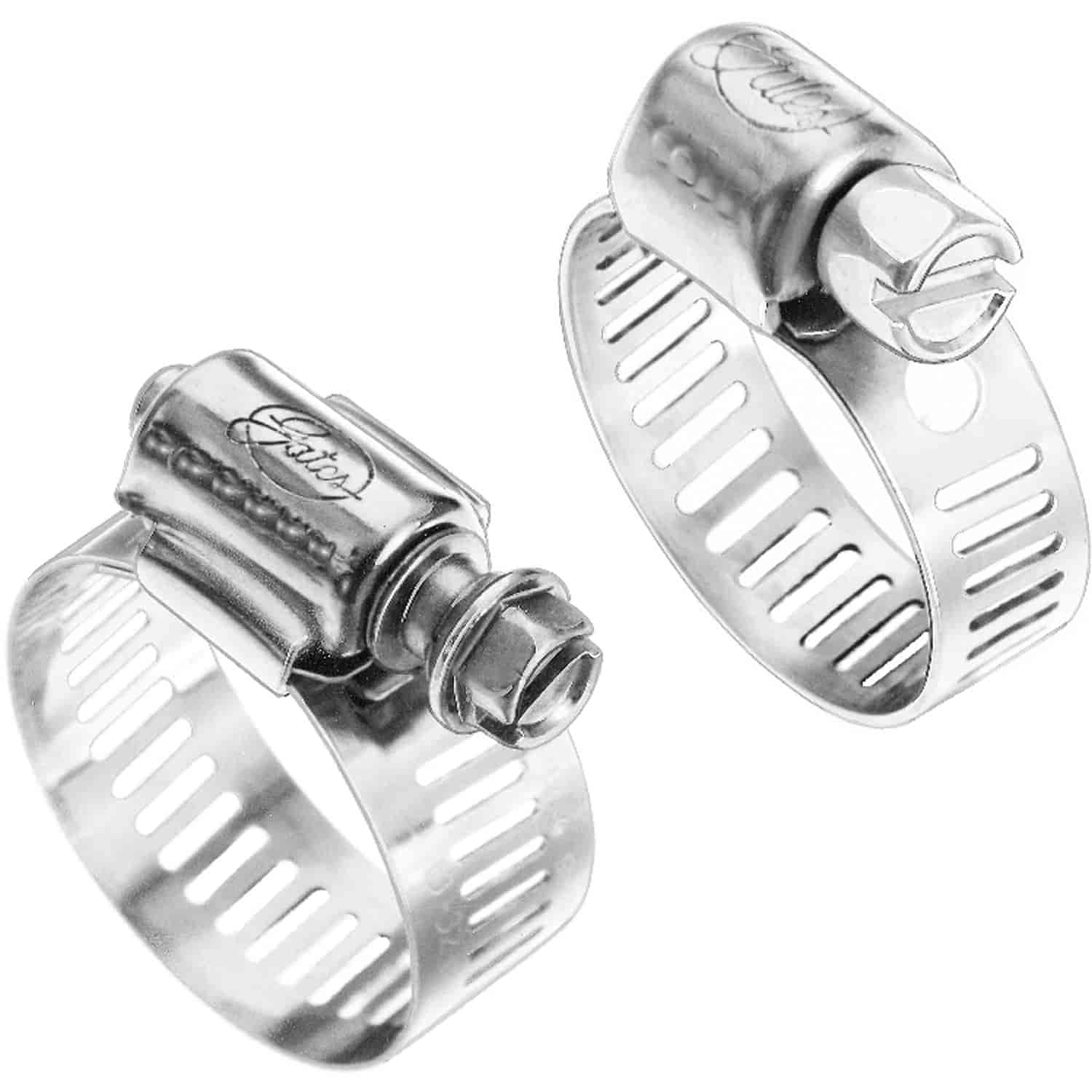 Stainless Steel Hose Clamps Size 32 (1.5" to 2" ID hose)