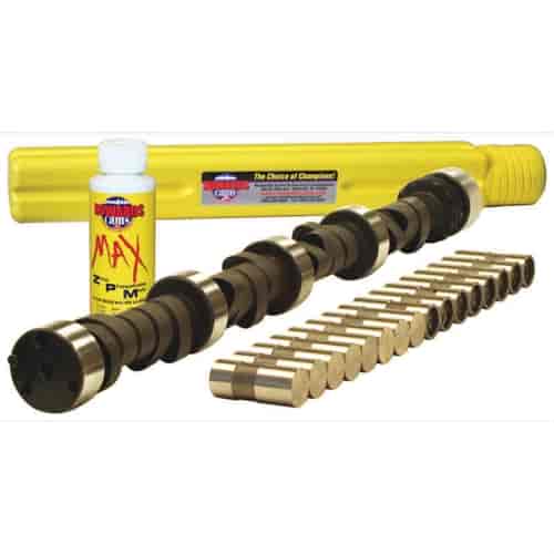 Hydraulic Flat Tappet Rattler Camshaft & Direct Lube Lifter Kit 1955-1998 Chevy 262-400