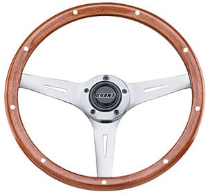 Mahogany Collectors Edition Steering Wheel Drilled 3-Spoke -