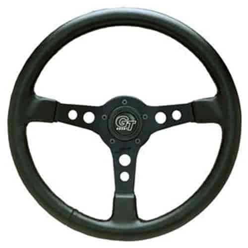 Formula GT 15" Steering Wheel Black spokes, 3" dish
