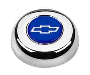 Horn Button Chevy Logo (Blue and Silver)