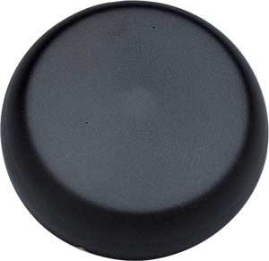 Horn Button Plain Black