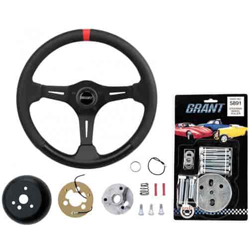 Performance & Race Steering Wheel Install Kit Includes Performance & Race Series Steering Wheel