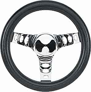 Black Foam Grip Steering Wheel 10" Diameter