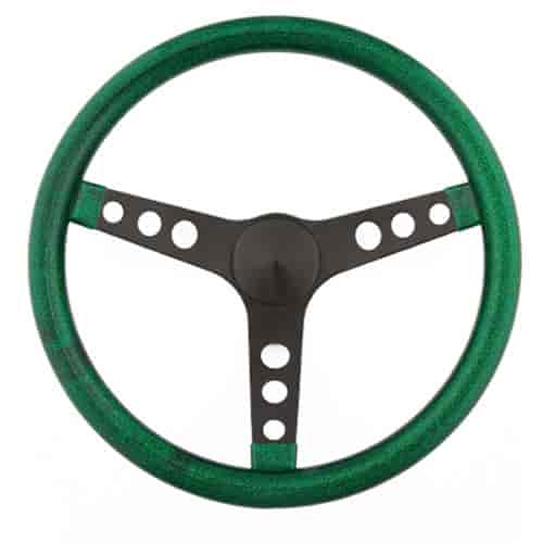 Metal Flake Steering Wheel Green Metal Flake Vinyl Grip