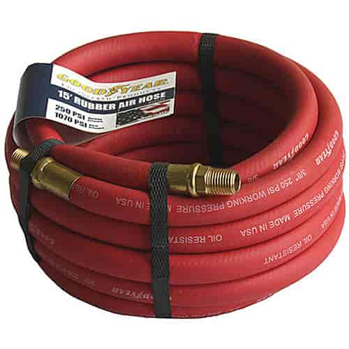 Red Rubber Air Hose 3/8"