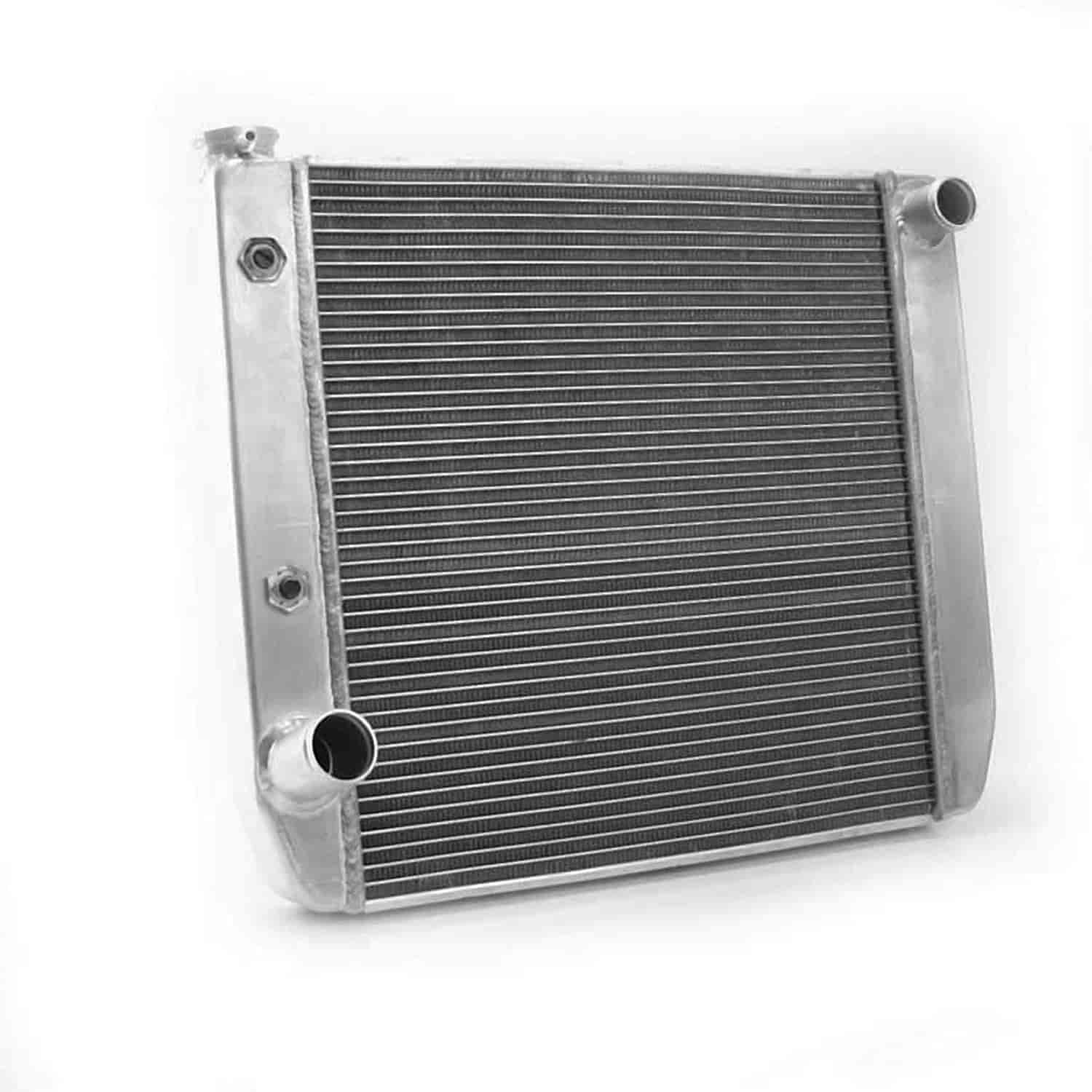 ClassicCool Universal Fit Radiator Single Pass Crossflow Design 22" x 19" with Transmission Cooler