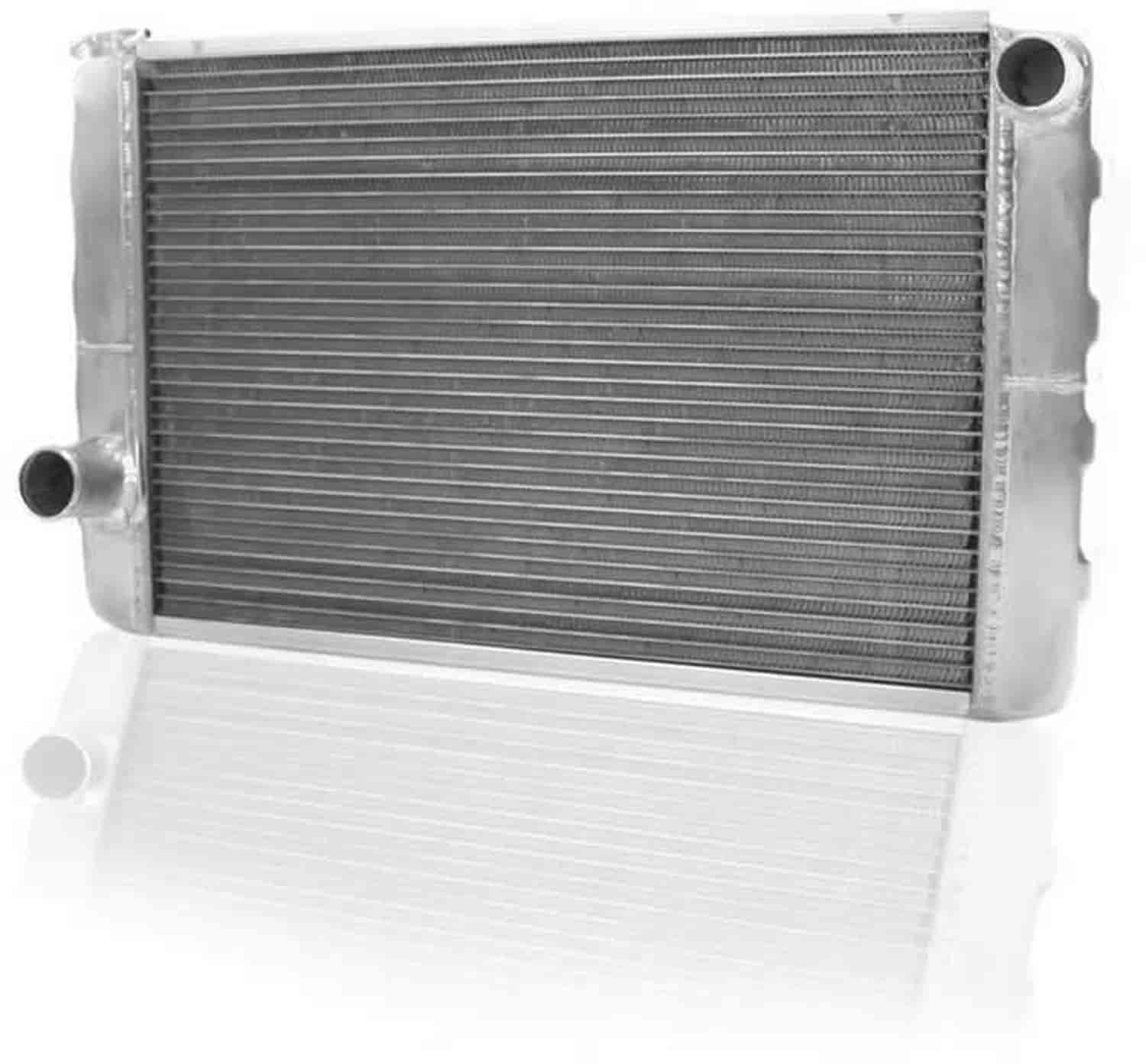 ClassicCool Universal Fit Radiator Single Pass Crossflow Design 26" x 15.50" with Straight Outlet