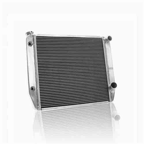 ClassicCool Universal Fit Radiator Dual Pass Crossflow Design 22" x 19" with Transmission Cooler