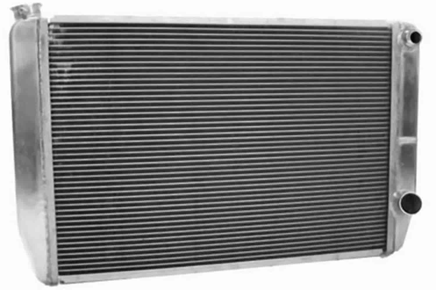 MegaCool Universal Fit Radiator Dual Pass Crossflow Design 31" x 15.50" with 16AN Inlet