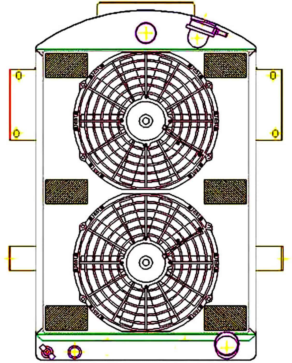 ExactFit Radiator ComboUnit for 1935-1936 Chevrolet Master