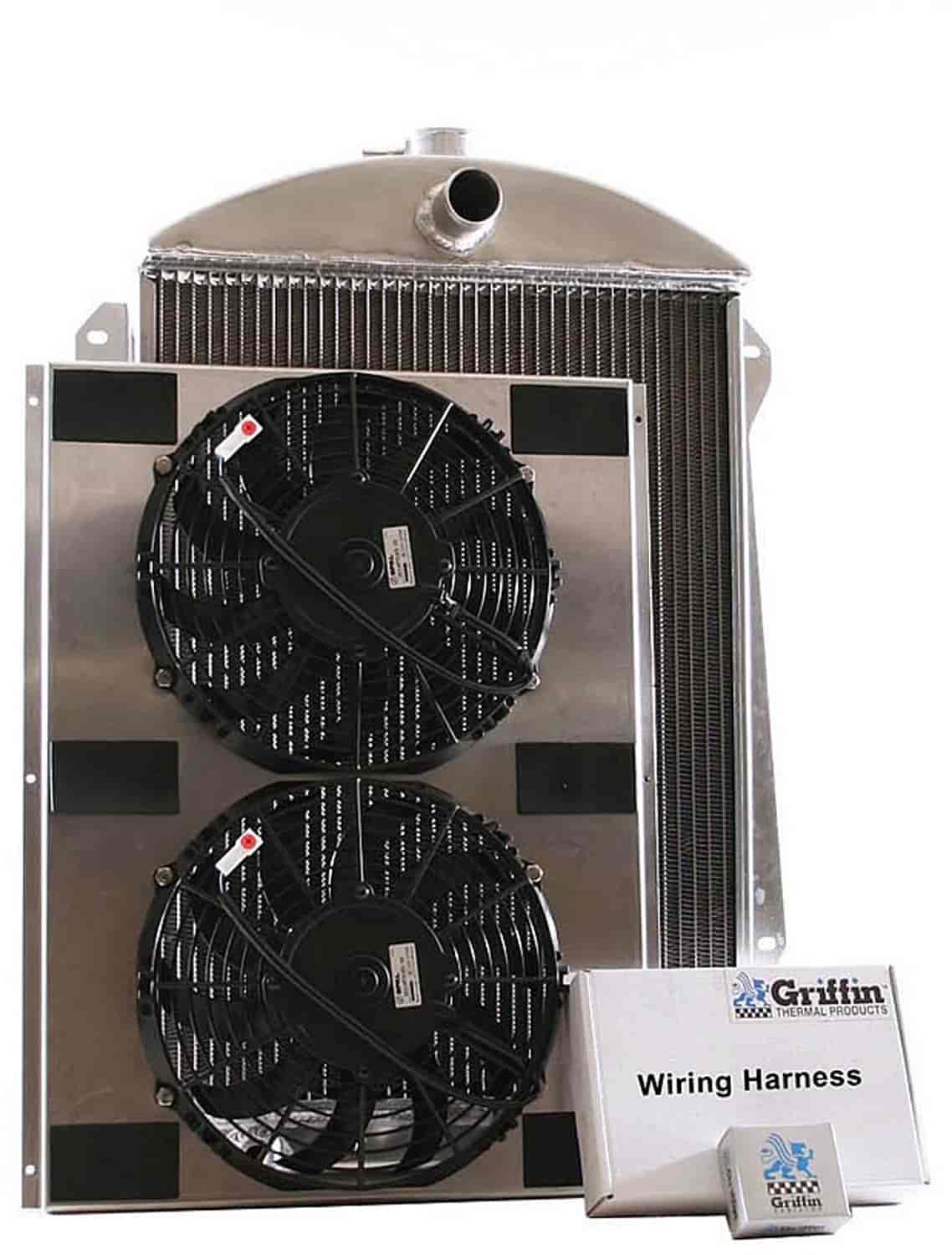 ExactFit Radiator ComboUnit for 1940-1941 Chevrolet Car with Transmission Cooler