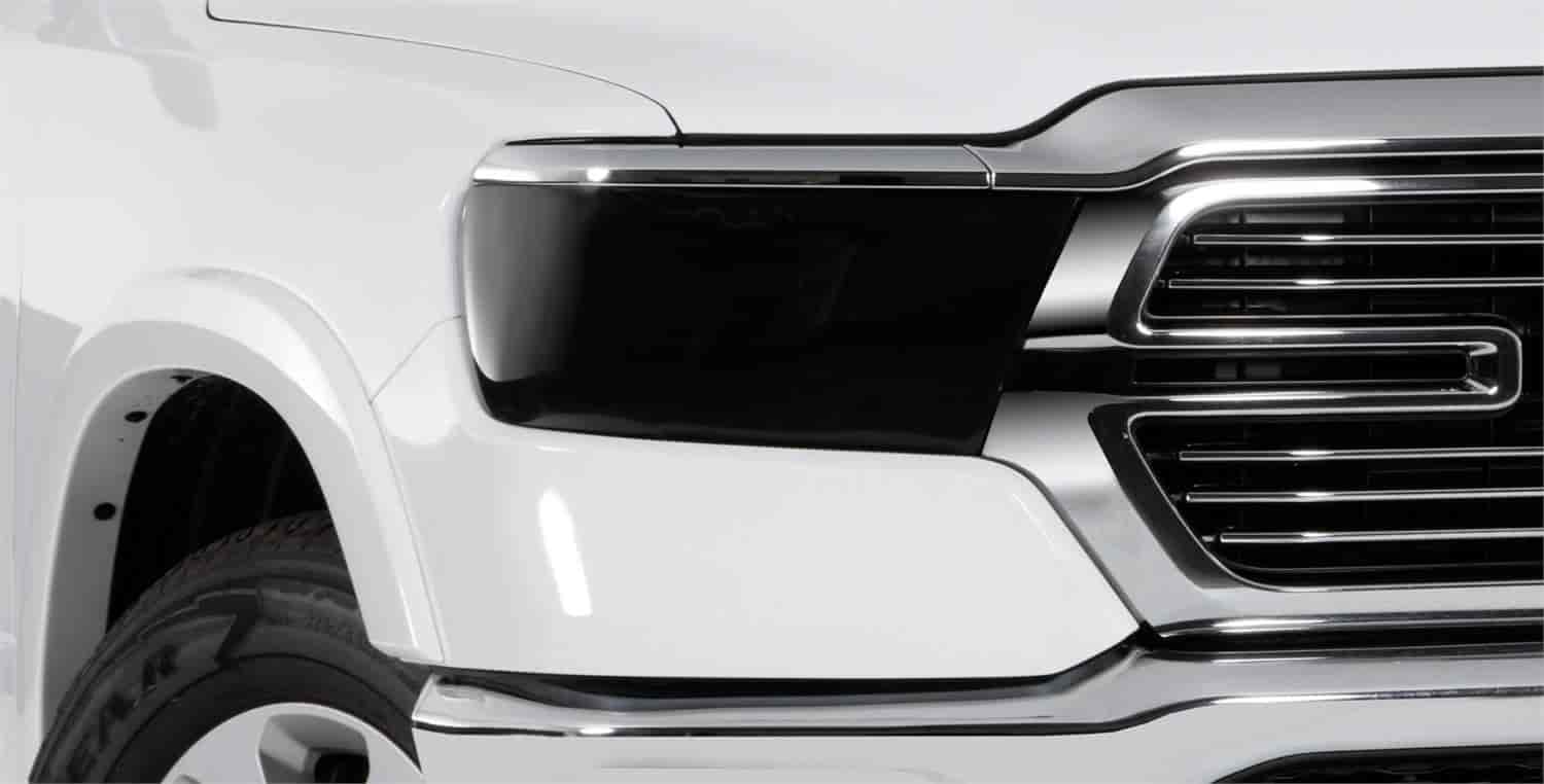 Smoke Headlight Covers For Select Late-Model Dodge Ram