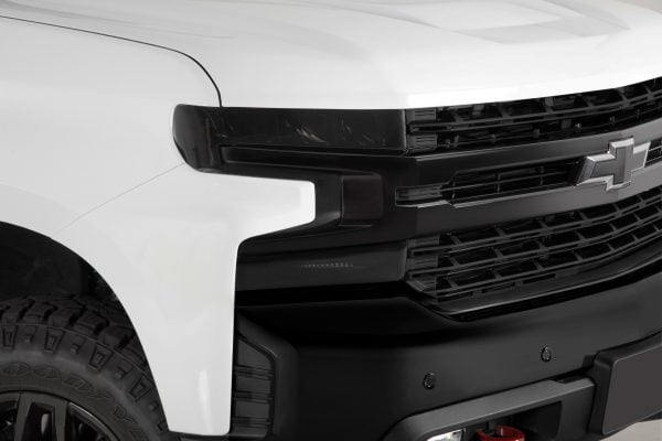 Smoke Headlight Covers for Fits Select Chevy Silverado 1500