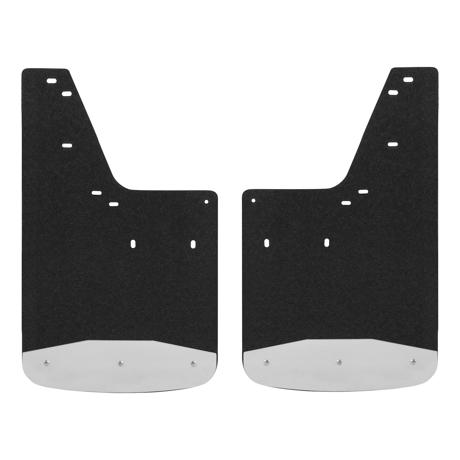 250230 Front or Rear 12 in. x 20 in. Textured Rubber Mud Guards Fits Select Dodge Ram