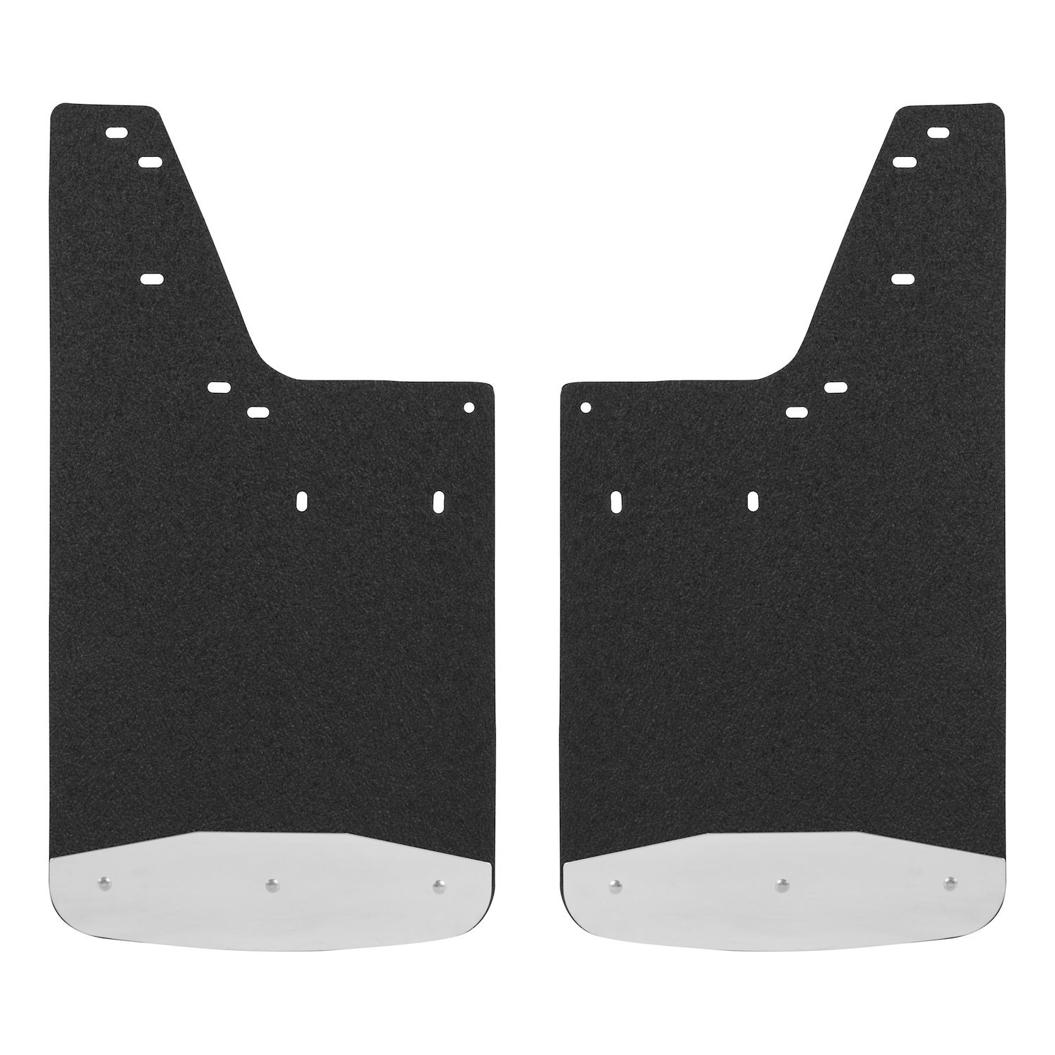 250233 Front or Rear 12 in. x 23 in. Textured Rubber Mud Guards Fits Select Dodge Ram