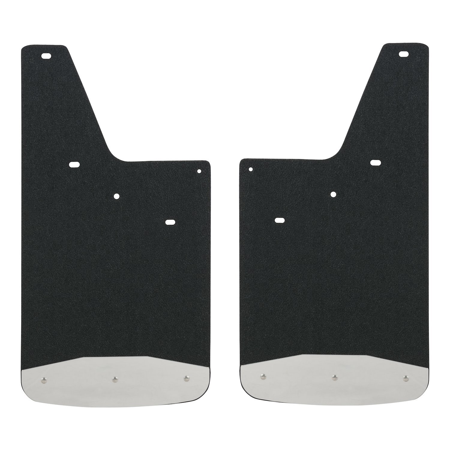 250743 Front or Rear 12 in. x 23 in. Rubber Mud Guards Fits Select Chevy Silverado, GMC Sierra
