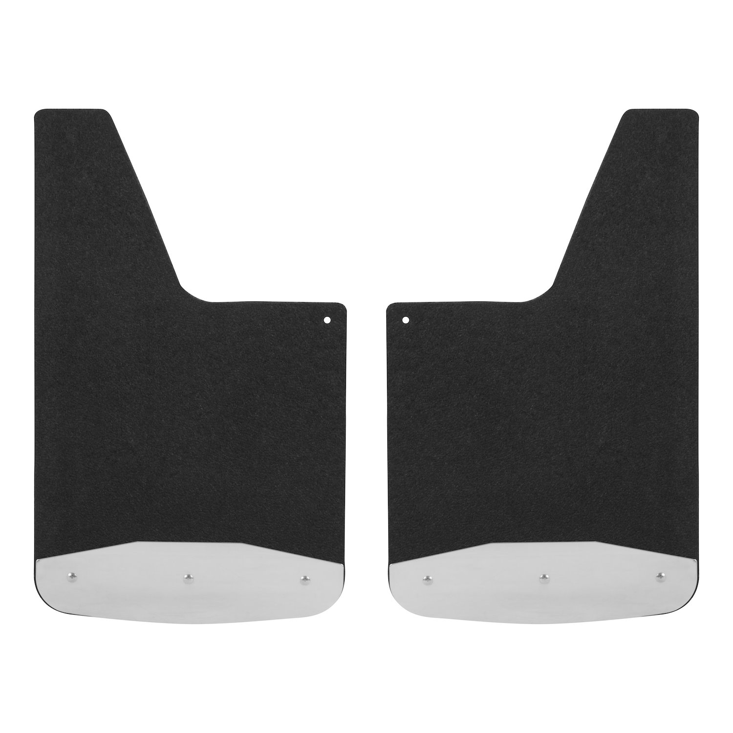 250934 Front 12 in. x 20 in. Textured Rubber Mud Guards Fits Select Ram 1500