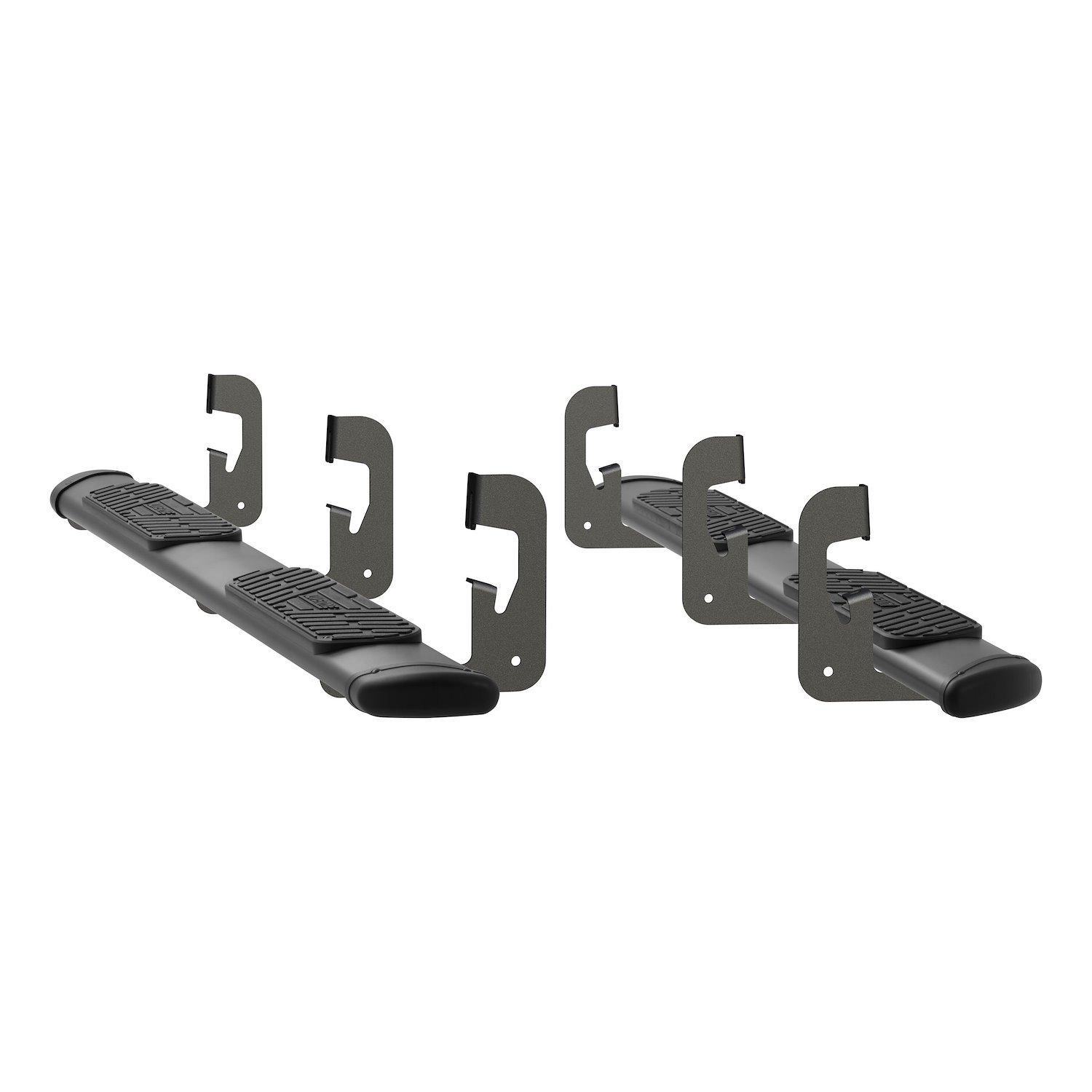 277088-401443 Regal 7 Black Stainless 88 in. Oval Side Steps Fits Select Chevy Silverado, GMC Sierra