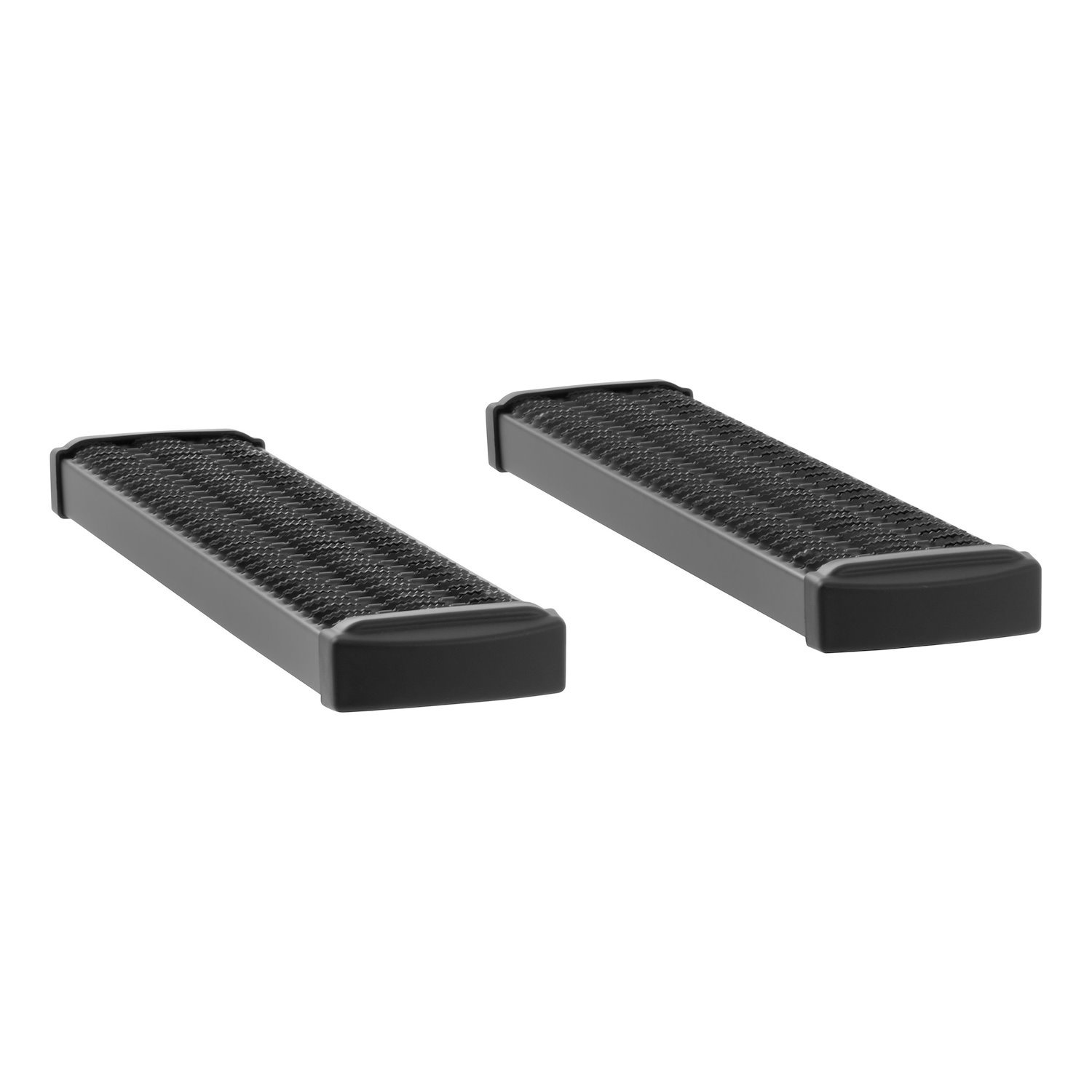 415036 Grip Step 7 in. x 36 in. Black Aluminum Running Boards, Without Brackets