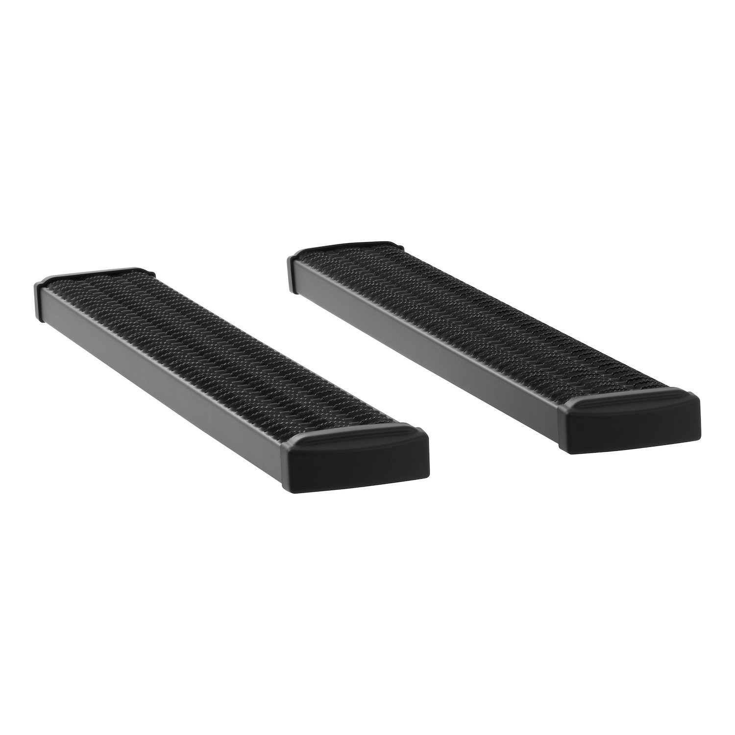 415054 Grip Step 7 in. x 54 in. Black Aluminum Running Boards, Without Brackets