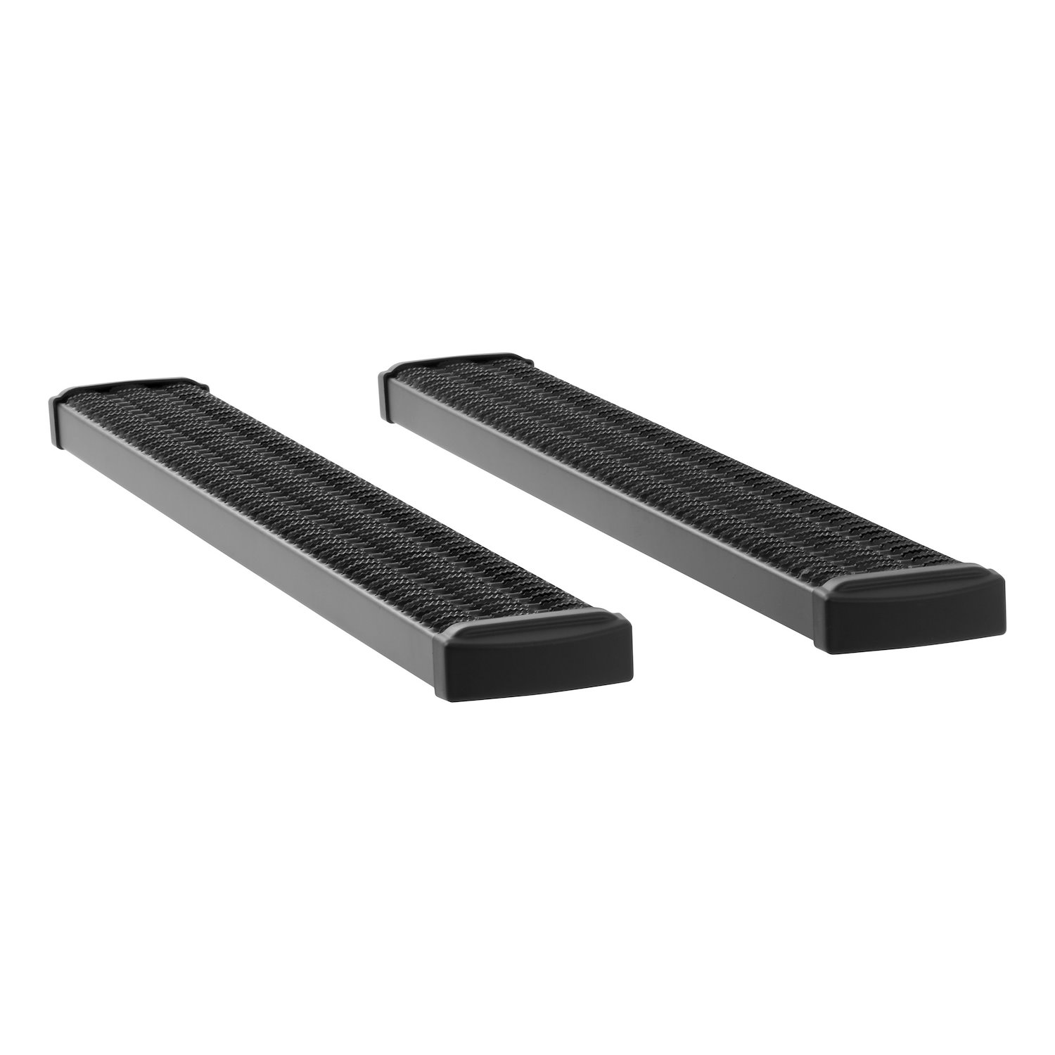 415060-400921 Grip Step 7 in. x 60 in. Black Aluminum Running Boards Fits Select Ford F-150