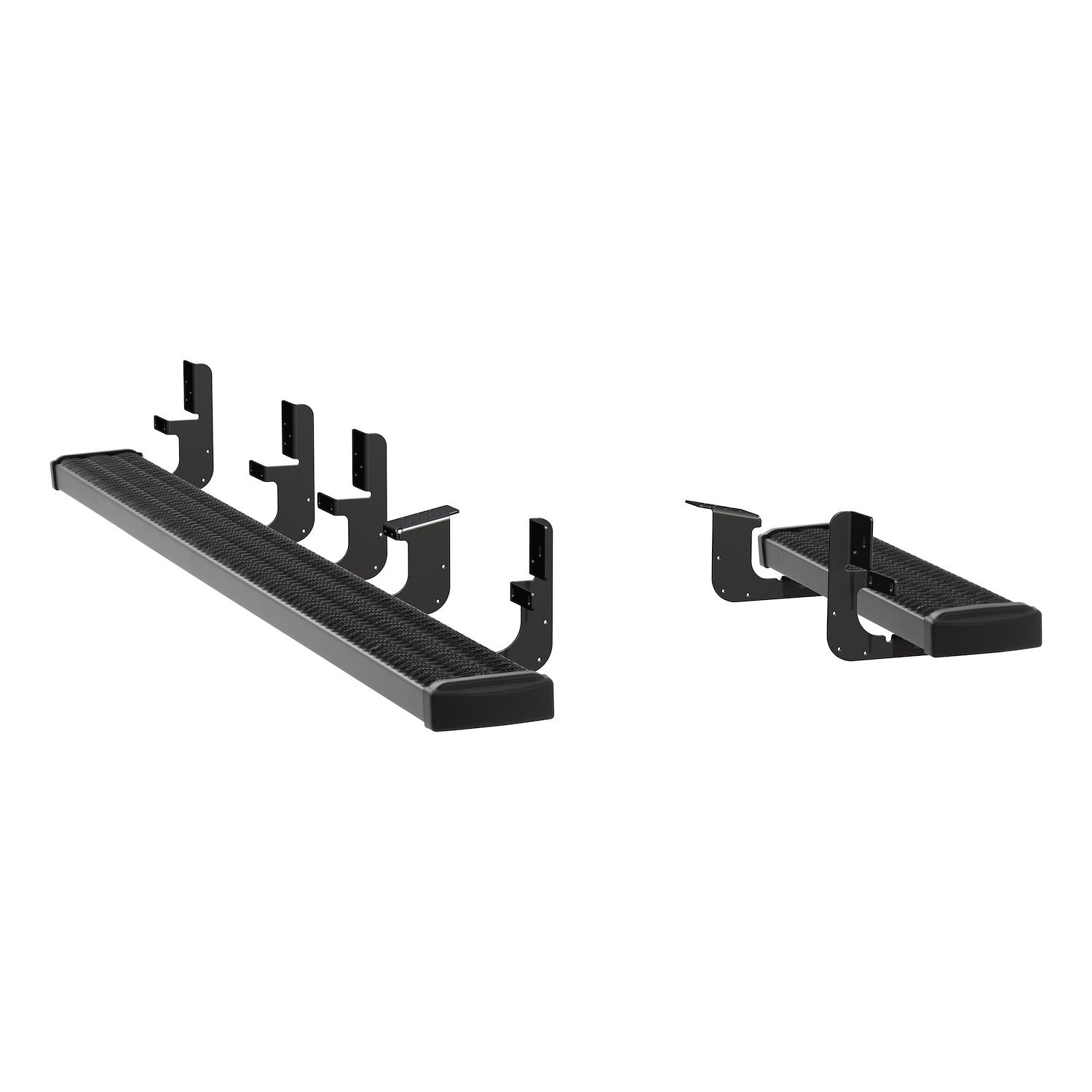 415100-401477 Grip Step 7 in. x 36 in., 100 in. Black Aluminum Running Boards Fits Select Ram ProMaster