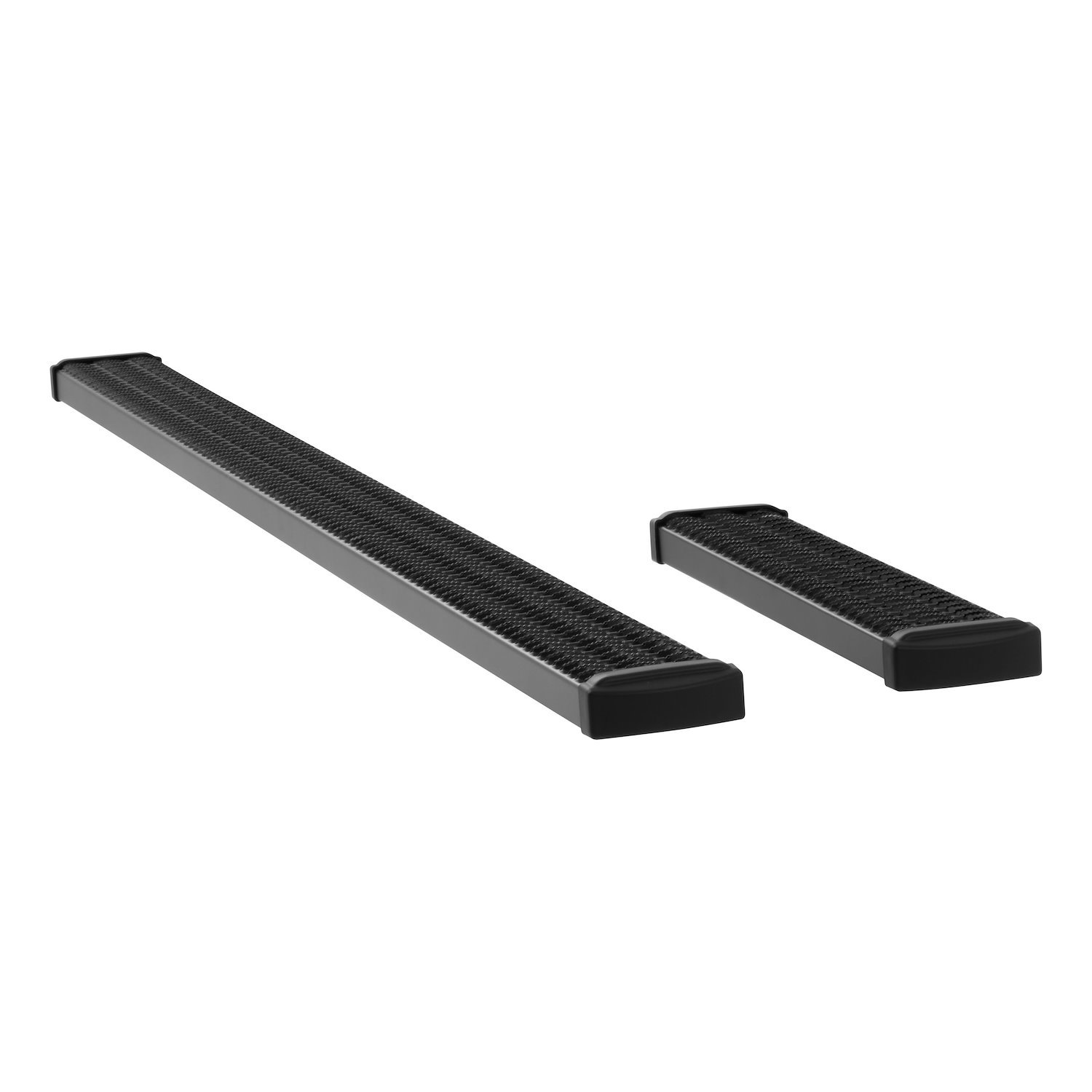 415110 Grip Step 7 in. x 110 in. Black Aluminum Running Boards, Without Brackets