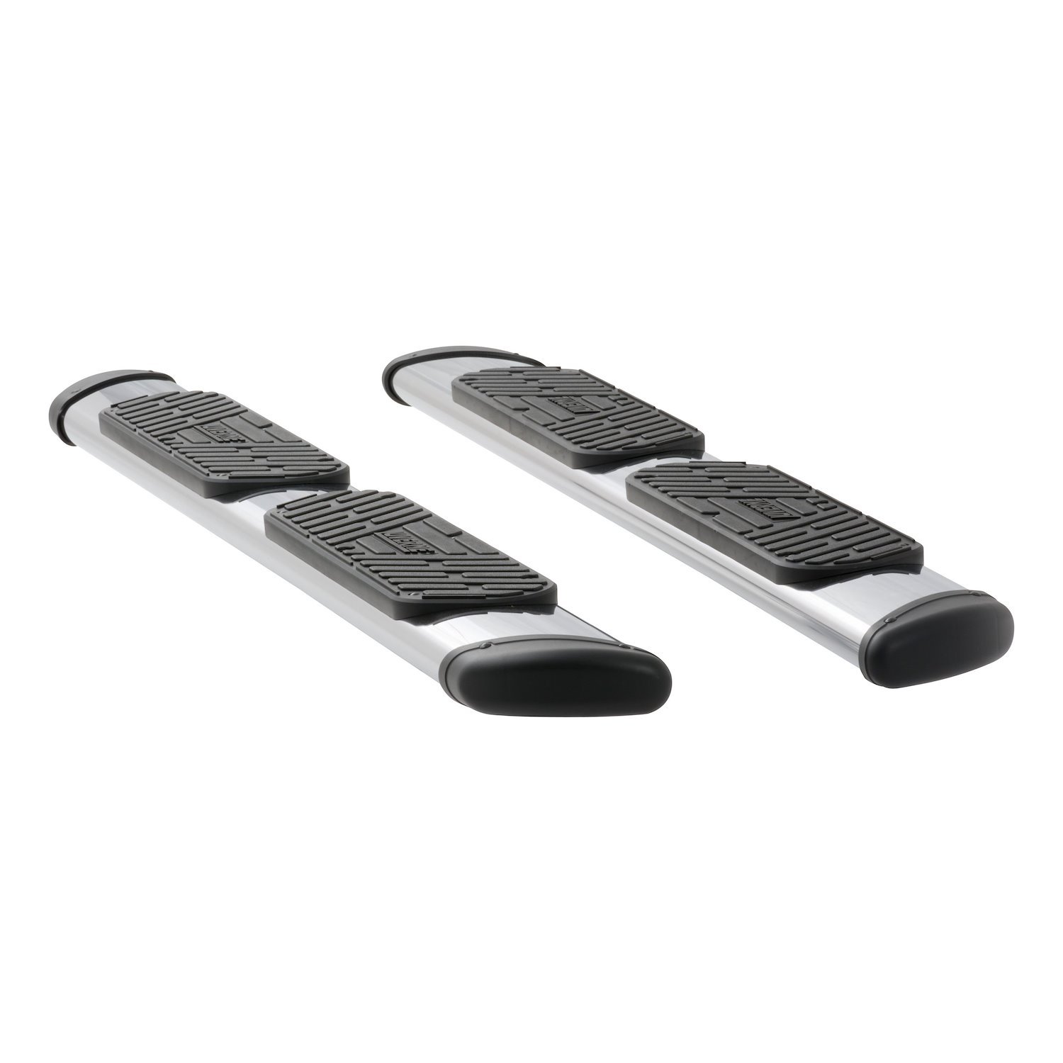 477078-401445 Regal 7 Polished Stainless 78 in. Oval Steps Fits Select Chevy Silverado, GMC Sierra Ext. Cab