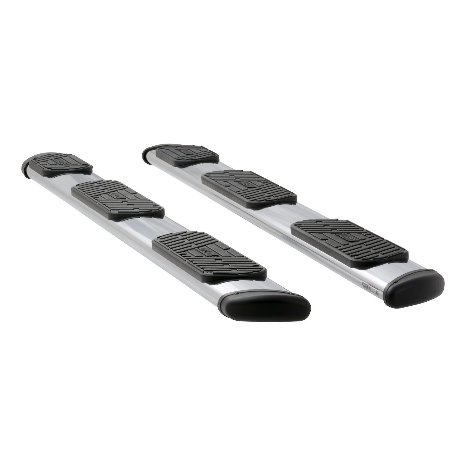 477108 Regal 7 Polished Stainless 108 in. Oval Side Steps, Without Brackets